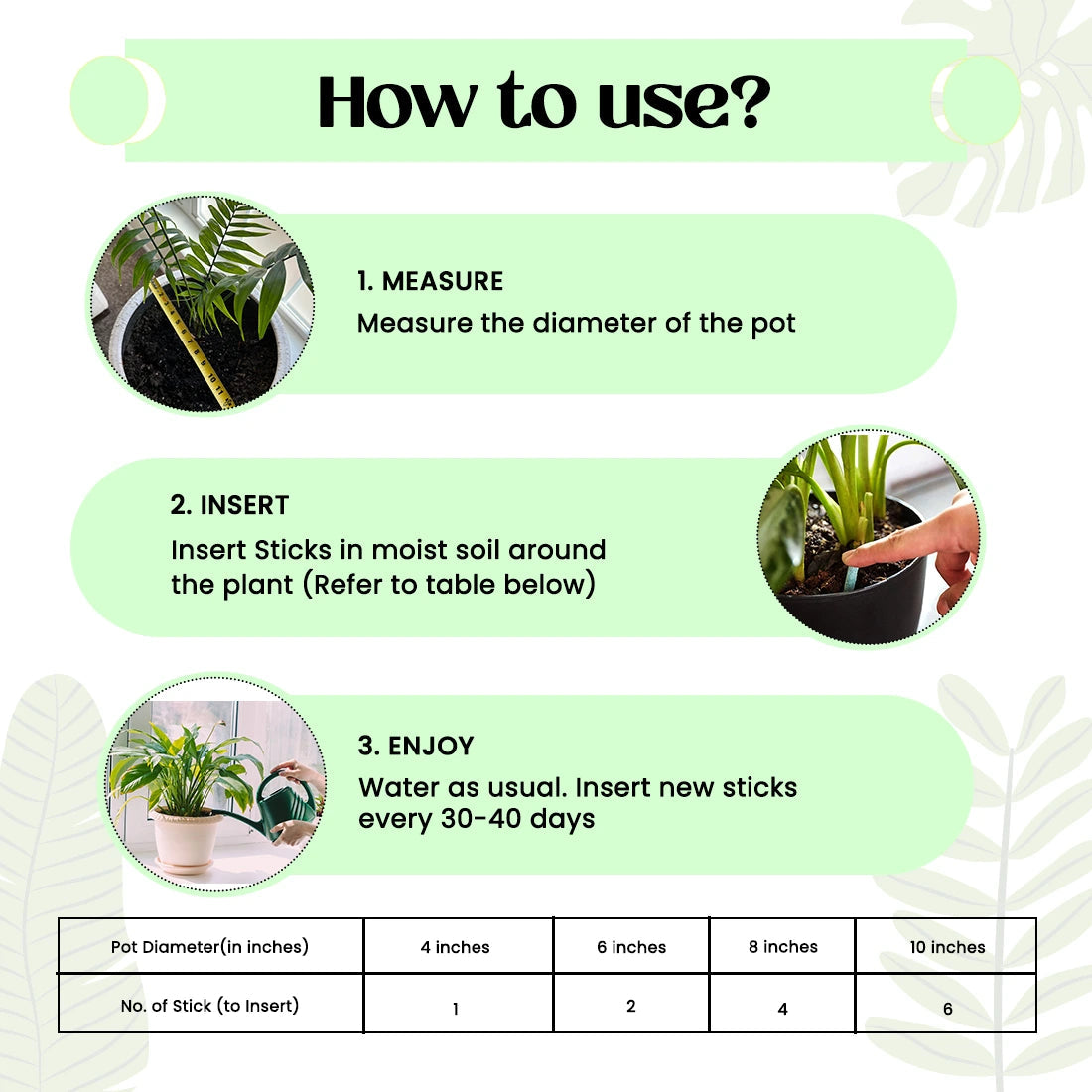 Dr.Green's - Magic Plant Sticks (50 Sticks)