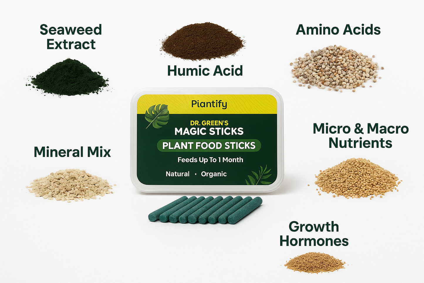 Dr.Green's - Magic Plant Sticks (50 Sticks)