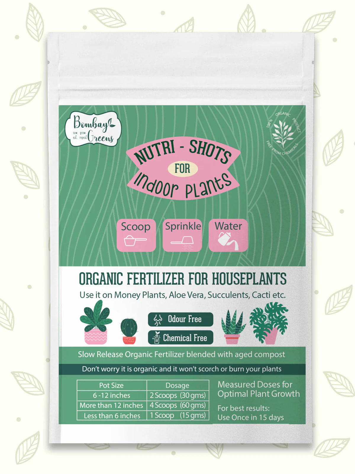 Organic Fertilizer for Indoor Plants - Nutri Shots for House Plants