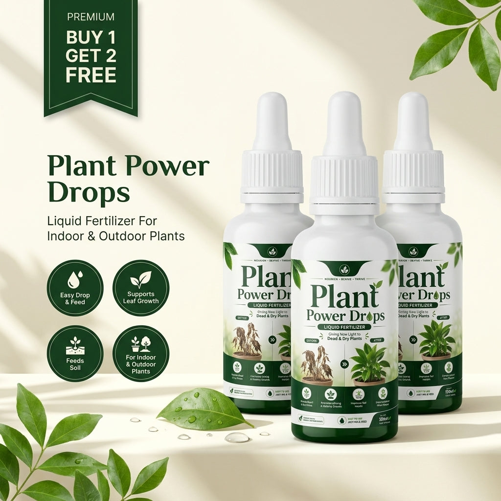 Plant Power Drops – Liquid Fertilizer For Plants